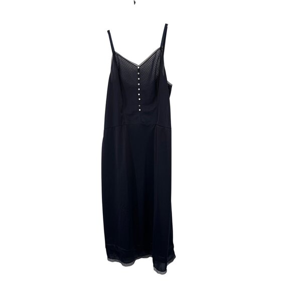 Unbranded Other - Vintage Style Dark Blue Full Slip – Button Detail – Women’s S? Used